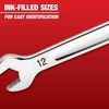 6pc Double End Flare Nut Wrench Set - Metric, 48-22-9471