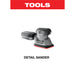 Diablo DCTDET080H05G 4-3/16" x 6-3/4" 80-Grit Hook & Lock™ MegaMouse Detail Sanding Sheets (5-pk) - Tools image