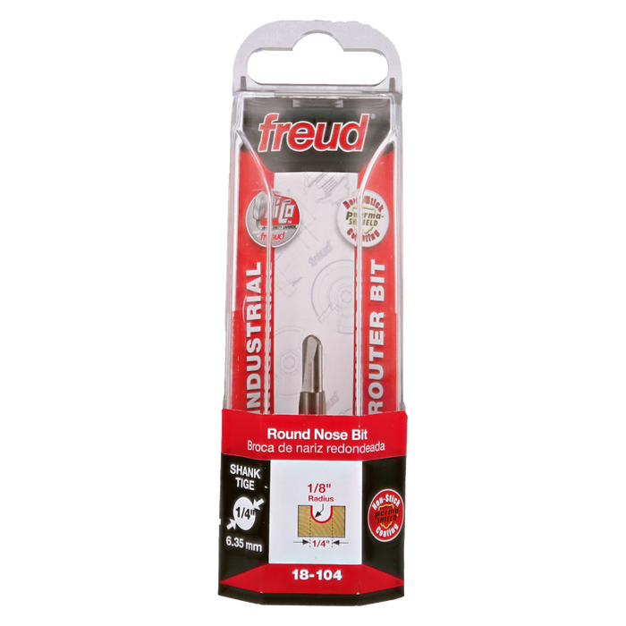 Freud 18-104 1/8" Radius Round Nose Bit - Package image