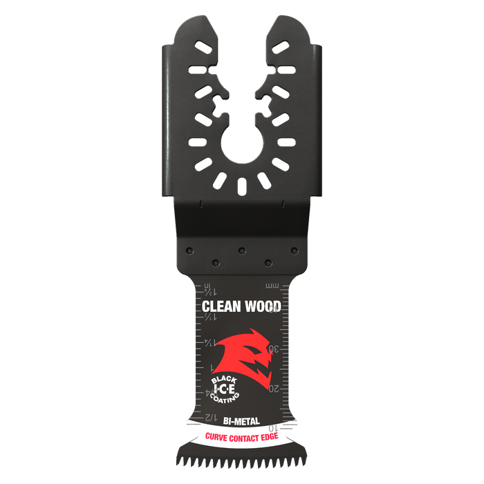 Diablo DOU125JBW3 1-1/4" Demo Demon™ Universal Fit Bi-Metal Oscillating Blades for Clean Wood (3-pk) - Main image