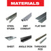 Diablo D0756F 7-1/4" x 56-Teeth Steel Demon™ Carbide Saw Blade for Thin Metal - Materials image