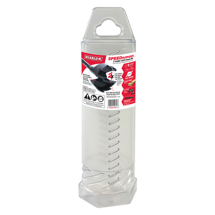 Diablo DSF1125 1-1/8" SPEEDemon™ 2-Cutter Self-Feed Bit - Package image