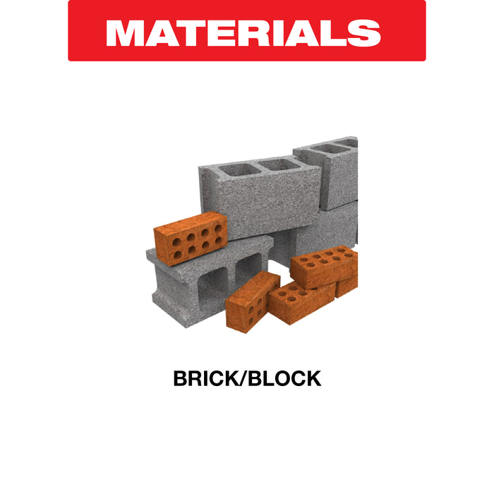 Diablo DMAPLCH2040 1/4" SDS-Plus Mortar Knife - Materials image