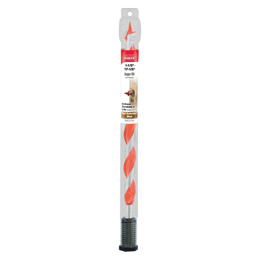 Diablo DAG3130 1-1/8" x 17-1/2" Auger Bit for Wood & Nail-Embedded Wood - Package image