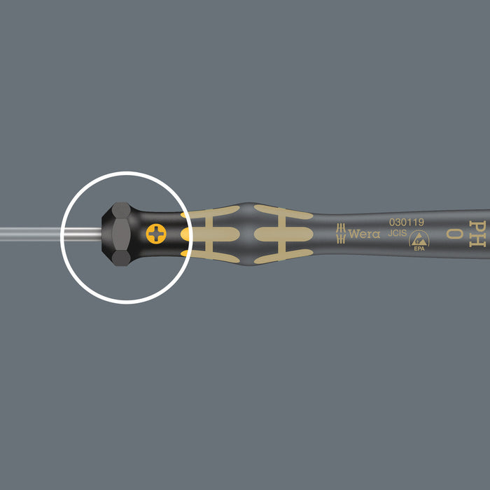 Wera 1567 TORX® ESD Kraftform Micro screwdriver for TORX® screws, TX 6 x 40 mm 05030122001, view 5