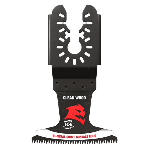 Oscillating Multi-Tool Blades Clean Wood