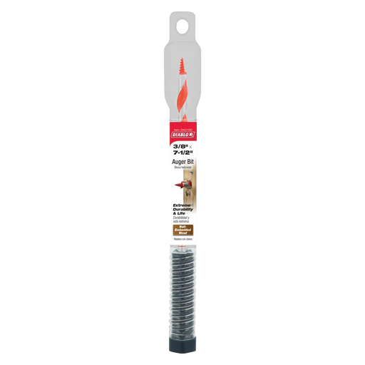 Diablo DAG1030 3/8" x 7-1/2" Auger Bit for Wood & Nail-Embedded Wood - Package image