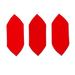 Diablo DCTTIPVGPH15G 3"x 1-1/8" Assorted Hook & Lock™ Fingertip Detail Sanding Sheets (15-pk) - Main image