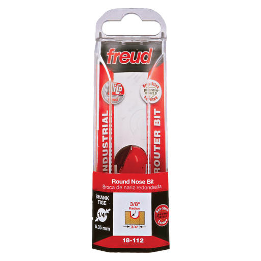 Freud 18-112 3/8" Radius Round Nose Bit - Package image