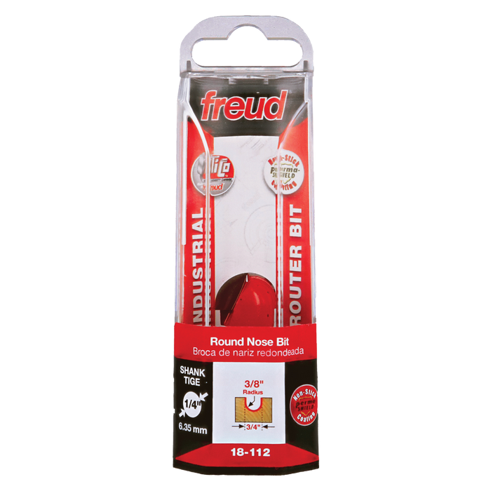 Freud 18-112 3/8" Radius Round Nose Bit - Package image