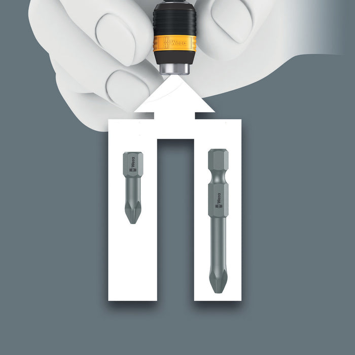 Wera Series 7400 ESD Kraftform torque screwdrivers with a customised factory pre-set measurement value, handle size 105 mm, 7461 ESD x 1.2-3.0 Nm 05074842010, view 6