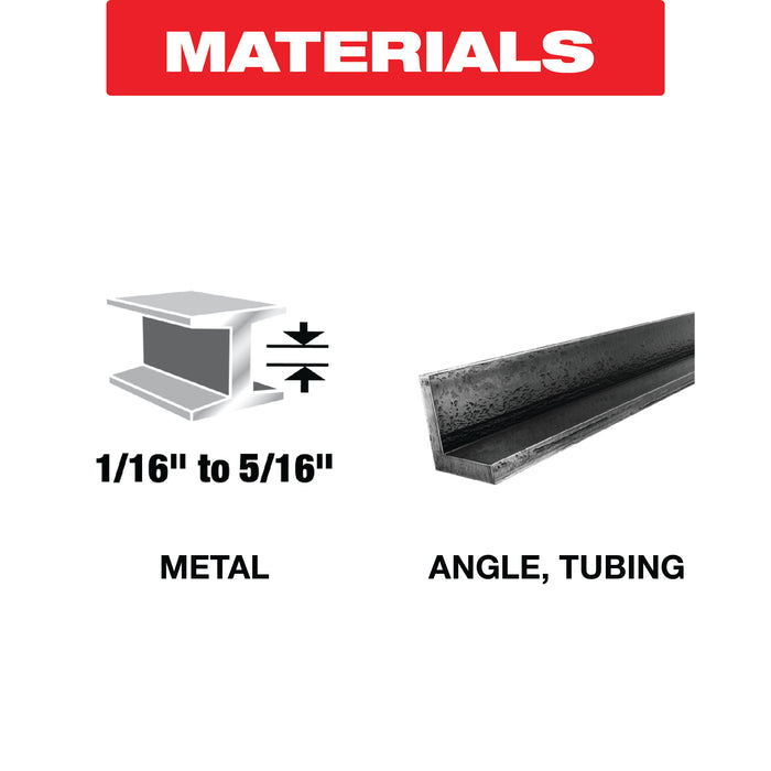 Diablo DS0614BF5 6" 14/18TPI Bi-Metal Reciprocating Saw Blades for Medium Metal (5-pk) - Materials image