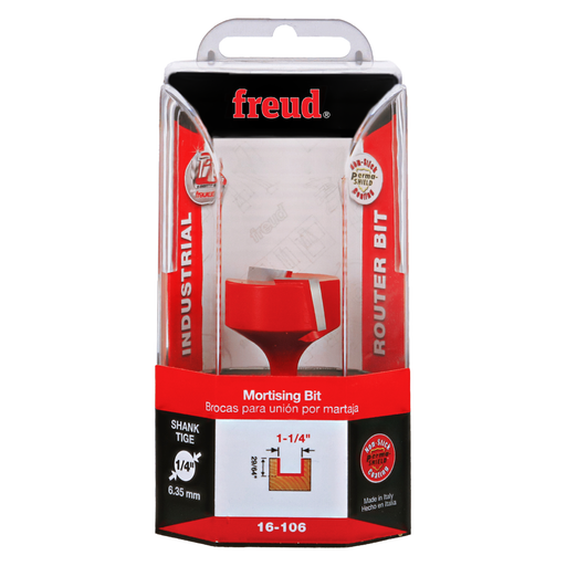 Freud 16-106 1-1/4” (Dia.) Spoilboard Surfacing & Mortising Bit - Package image