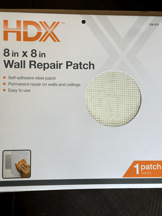 HDX Self-adhesive Mesh & Aluminum Wall Repair Patch 8" x 8"