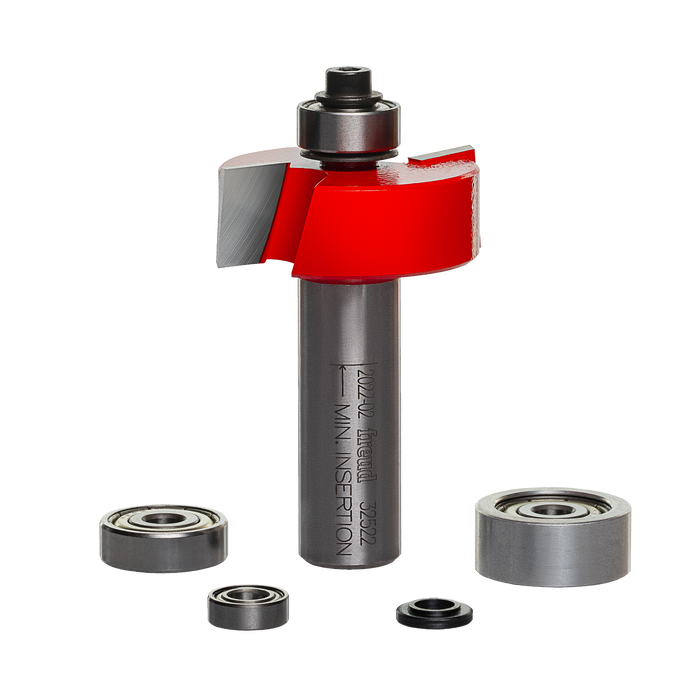 Freud 32-522 5/16", 3/8", 7/16", 1/2" Depth Rabbeting Bit with Bearings - Main image