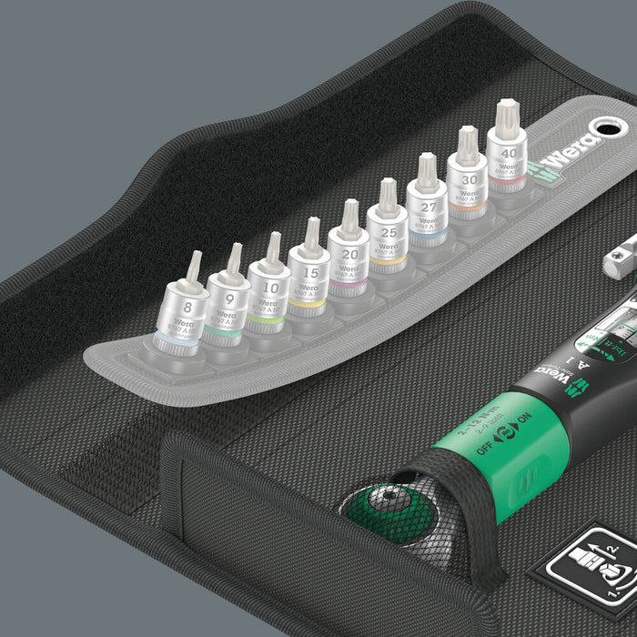 Wera Safe-Torque A 1 Imperial Set 1, 1/4" square head drive, 2-12 Nm, 10 pieces 05075831001, view 10