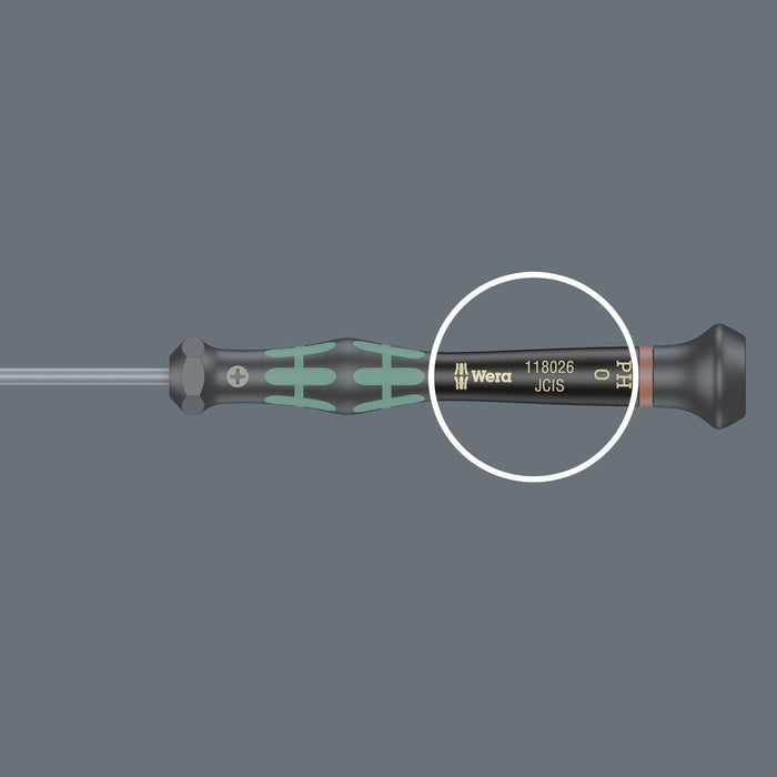 Wera 2052 Ball end hexagon screwdriver for electronic applications, 1/8" x 60 mm 05118103001, view 7