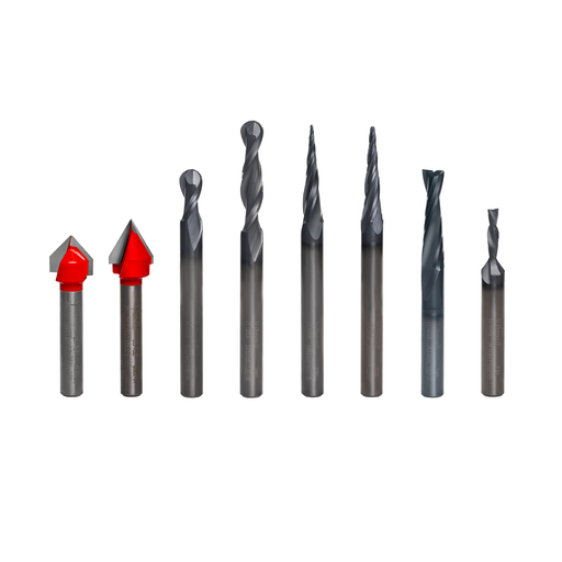 Freud 87-208 8 Piece CNC Router Bit General Purpose Set - Main image