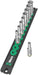 Wera Magnetic socket rail A Deep 1 socket set, 1/4" drive, 9 pieces 05005410001, view 2