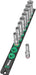 Wera Magnetic socket rail B Deep 1 socket set, 3/8" drive, 9 pieces 05005440001, view 2