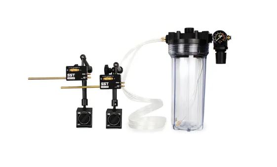 SST021-2  LUBE CUBE - CNC and Drill Dual Nozzle Coolant Mister System