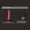 Stiletto TIBONE 15oz Limited Edition Gold Titanium Framing Hammer with Pink Handle, TBRG-P