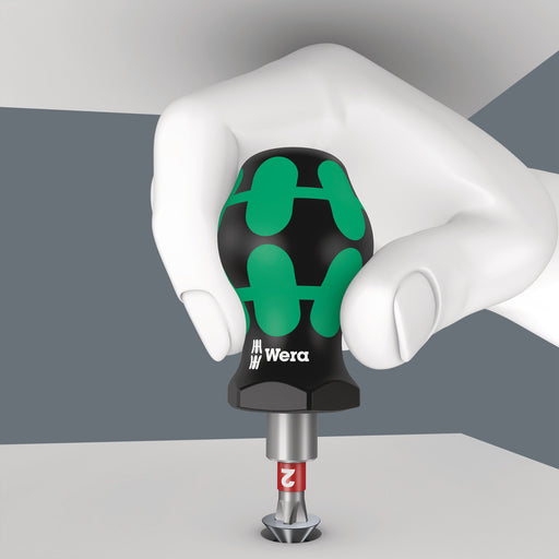 Wera 811/1 Stubby Bitholding screwdriver, magnetic, 1/4" 05008880001, view 2