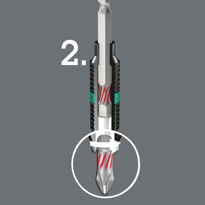 Wera Bit-Box 20 BTZ PZ, PZ 2 x 25 mm, 20 pieces 05057761001, view 7