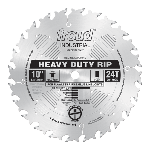 Freud LM72M010 10" Heavy-Duty Rip Blade - Main image