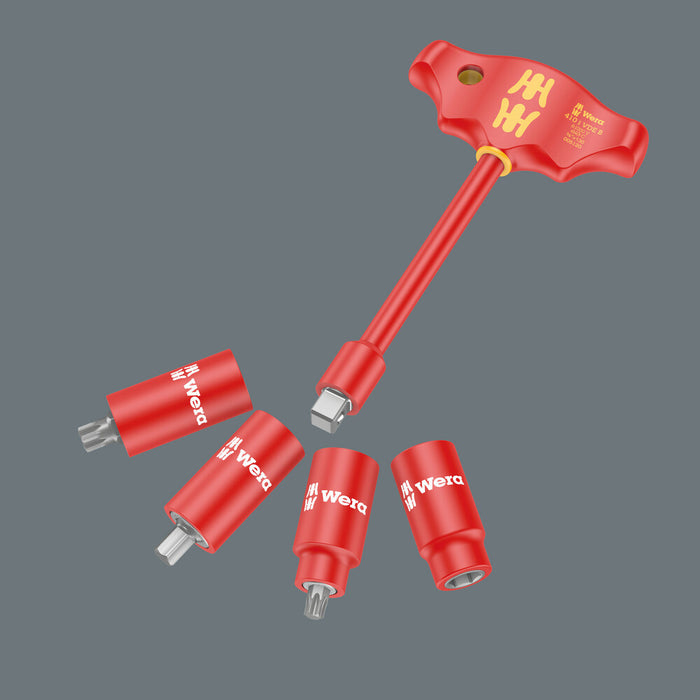 Wera 410 i VDE B VDE-insulated T-handle adapter screwdriver for 3/8" sockets, 3/8" x 130 mm 05005120001, view 5