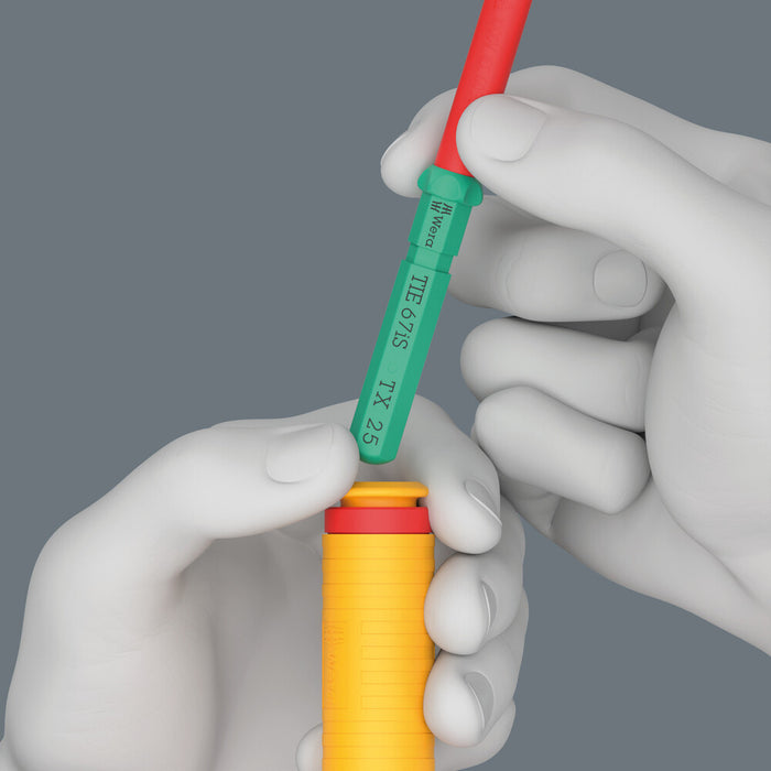 Wera 7508 VDE Kraftform Safe-Torque Speed Torque screwdriver, 0.4-2.0 Nm, 9 x 0.4 Nm x 0.8 Nm x 1.2 Nm x 1.6 Nm x 2.0 Nm x 192 mm 05075870001, view 3