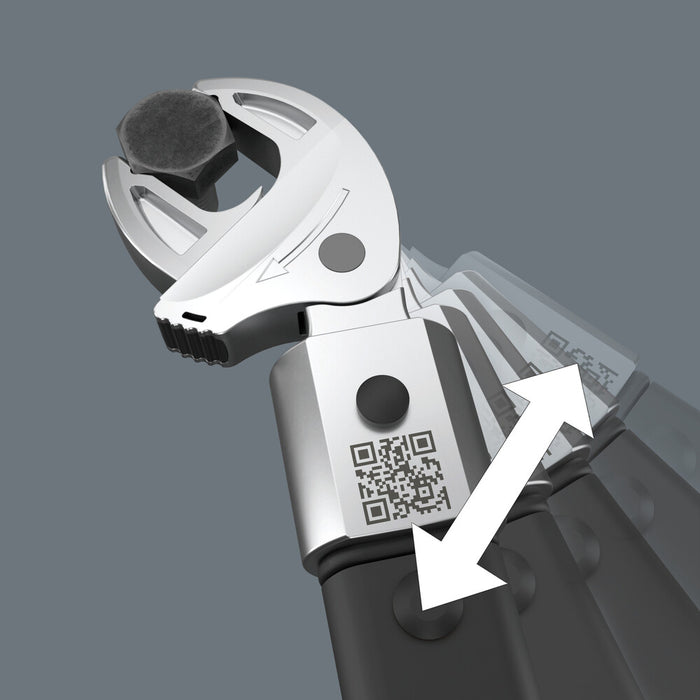 Wera 7880 Joker 3XL Self-setting insert spanner for wrench sizes 32-41 mm, 14x18 mm, 14x18 x 32-41 x 1 1/4-1 5/8" x 128.1 mm 05020174001, view 6