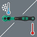 Wera 8100 SA 13 Zyklop Comfort ratchet set, reversing lever, 1/4" drive, metric, 15 pieces 05004022001, view 5