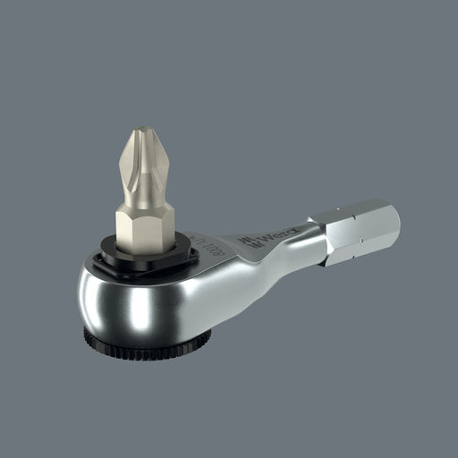 Wera 8011 Zyklop Mini 4 Bit ratchet, 1/4", 1/4" x 50 mm 05003662001, view 2