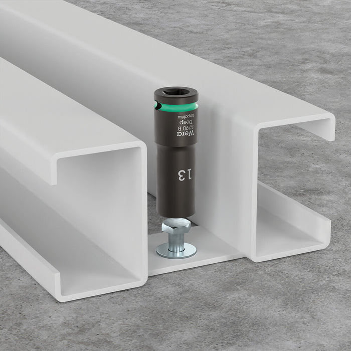 Wera 9728 Foam insert Zyklop B 3/8" Impaktor Deep socket set 1, 15 pieces 05150118001, view 5