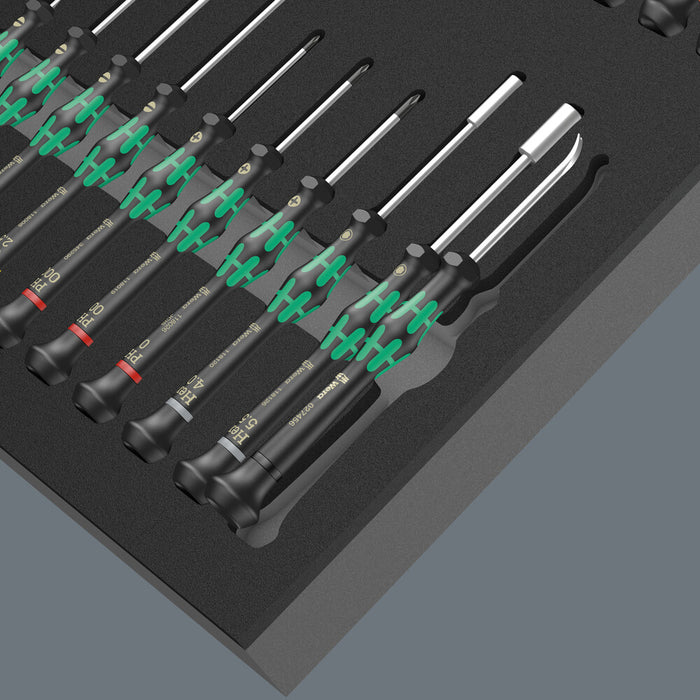 Wera 9715 Foam insert Kraftform Micro screwdriver set 1, 24 pieces 05150106001, view 3