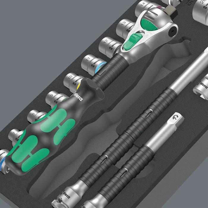 Wera 9721 Foam insert 8000 B Zyklop 3/8" ratchet set 1, 23 pieces 05150111001, view 3