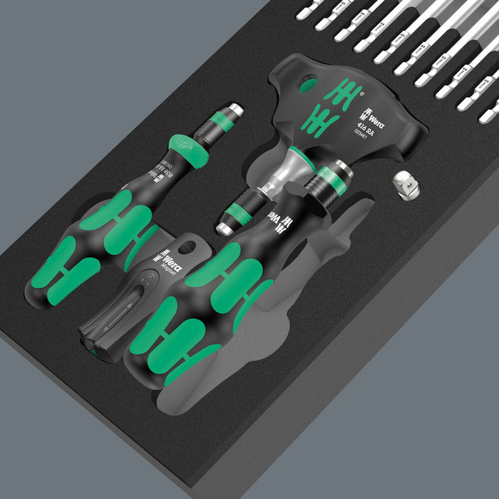 Wera 9752 Foam insert Kraftform Kompakt with ratchet functionality set 1, 24 pieces 05150152001, view 3
