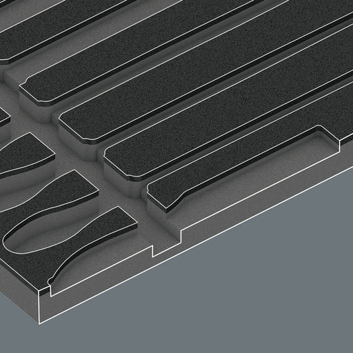 Wera 9783 Foam insert PFERD file set 1, 6 pieces 05150183001, view 2