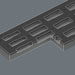 Wera 9828 Foam insert Zyklop B 3/8" Impaktor Deep socket set 1, without tools, 172 x 30 x 392 mm 05137317001, view 2