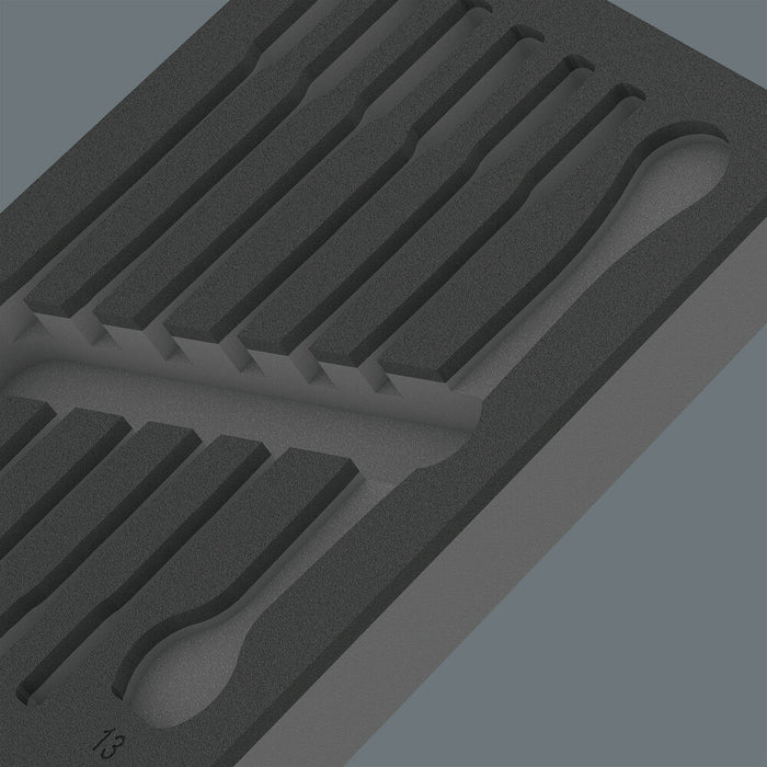 Wera 9830 Foam insert 6000 Joker Set 1, empty, 172 x 30 x 392 mm 05137330001, view 3