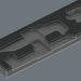 Wera 9840 Foam insert L-key set 1, empty, 172 x 30 x 392 mm 05137340001, view 2