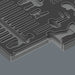 Wera 9853 Foam insert Kraftform Kompakt maintenance set 1, without tools, 344 x 30 x 392 mm 05137353001, view 2