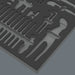 Wera 9853 Foam insert Kraftform Kompakt maintenance set 1, without tools, 344 x 30 x 392 mm 05137353001, view 3