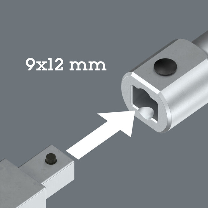 Wera 9998 X-Power actuation tool for insert tools, 9x12 mm, 9x12 x 400 mm 05003200001, view 2