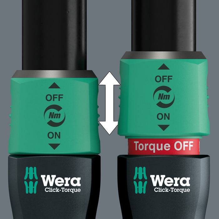 Wera Click-Torque Lock C 3 Torque wrench, adjustable, reversible ratchet, Torque Lock function, 40-200 Nm, 1/2" x 40-200 Nm 05075692001, view 3
