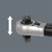 Wera Click-Torque C 3 Push R/L adjustable torque wrench for clockwise and anti-clockwise torque-control, 40-200 Nm, 1/2" x 40-200 Nm 05075626001, view 4