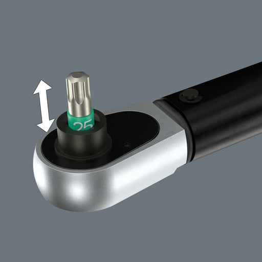 Wera Click-Torque Lock A 6 Torque wrench, adjustable, Torque Lock function, reversible ratchet, clockwise torque operation, 2.5-25 Nm, 1/4" x 2.5-25 Nm 05075691001, view 2