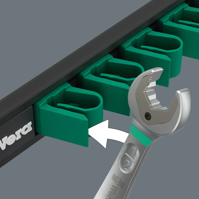 Wera 9632 Magnetic rail 6000 Joker Imperial 1 Ratcheting combination wrenches set, Imperial, 8 pieces 05020016001, view 3