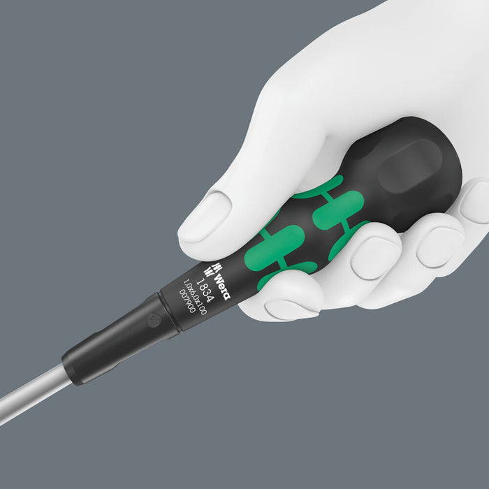 Wera 1834 Kraftform Ball-Grip Slotted screwdriver - workshop blade, 1 x 6 x 100 mm 05007900001, view 7